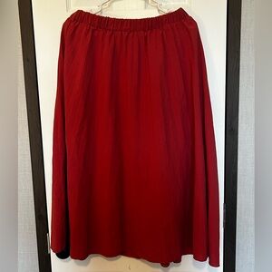 SHEIN Vibrant Red Maxi Skirt